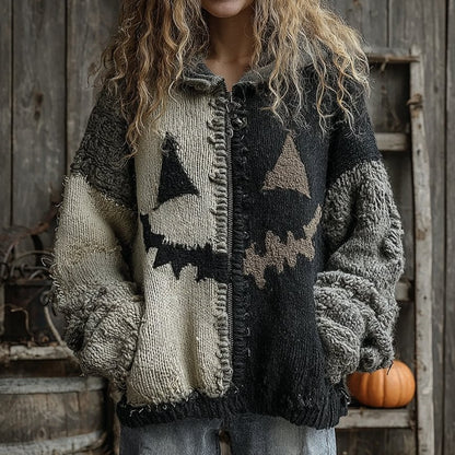 European And American Style Halloween Knitted Sweater
